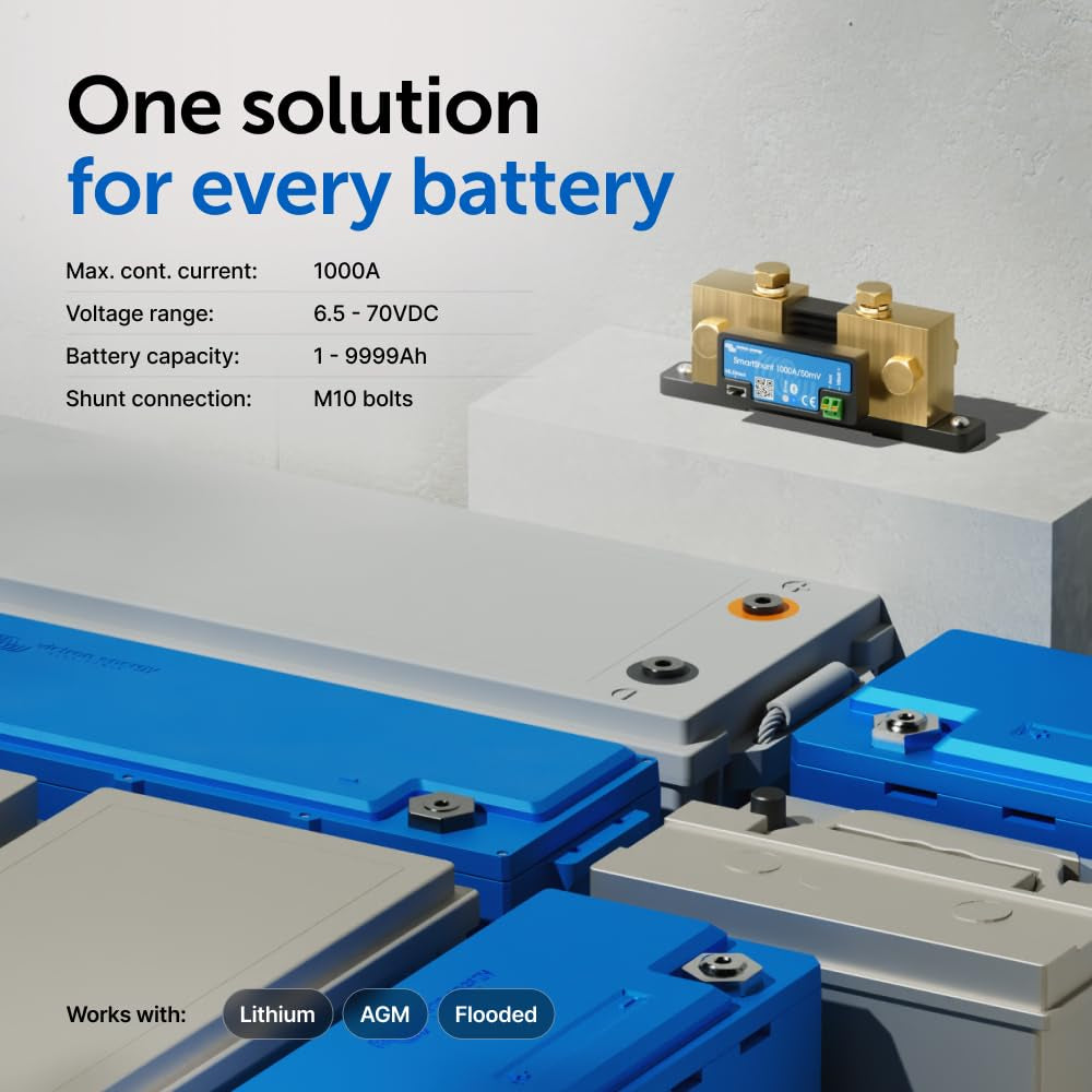 Smartshunt 1000 Amp Battery Monitor (Bluetooth)