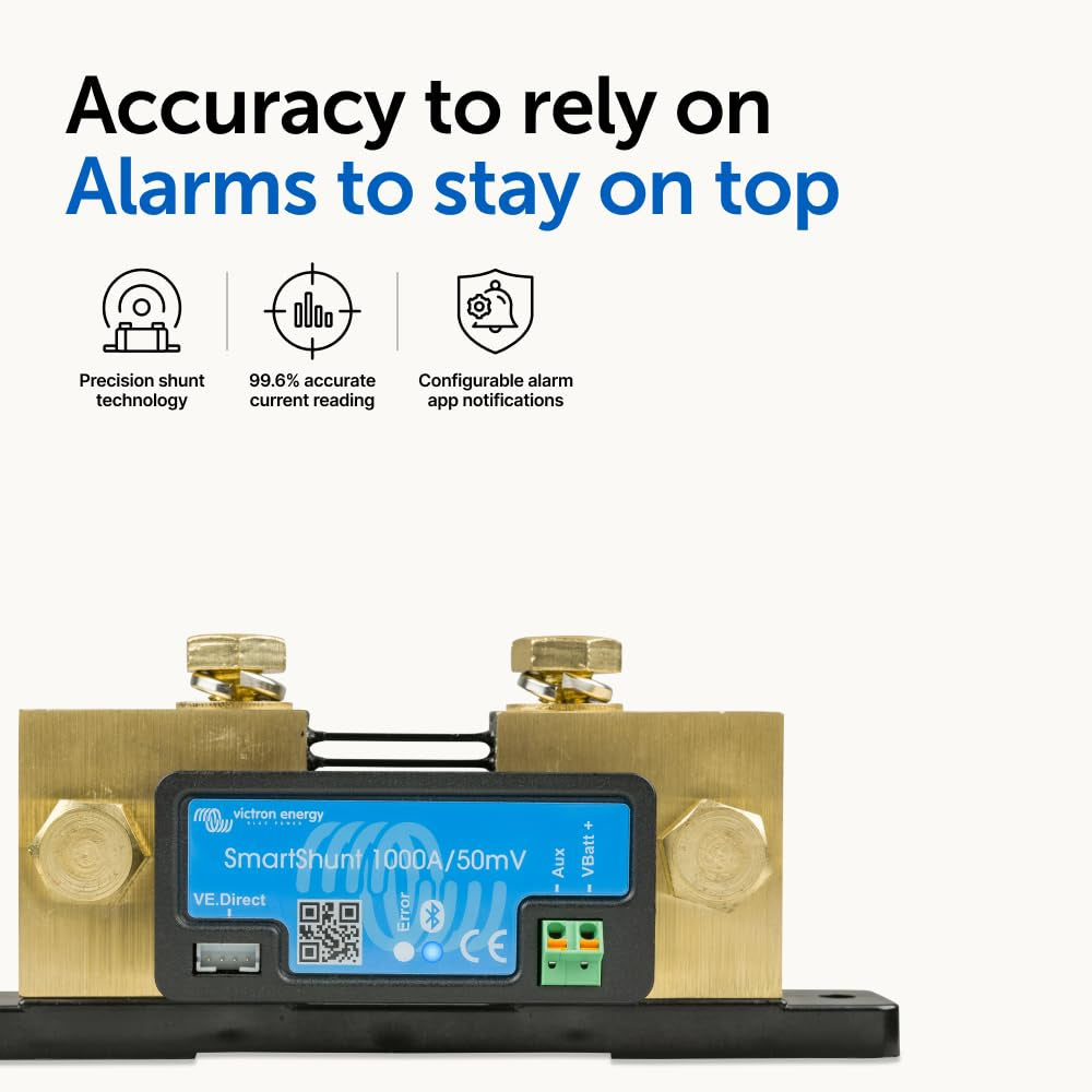 Smartshunt 1000 Amp Battery Monitor (Bluetooth)