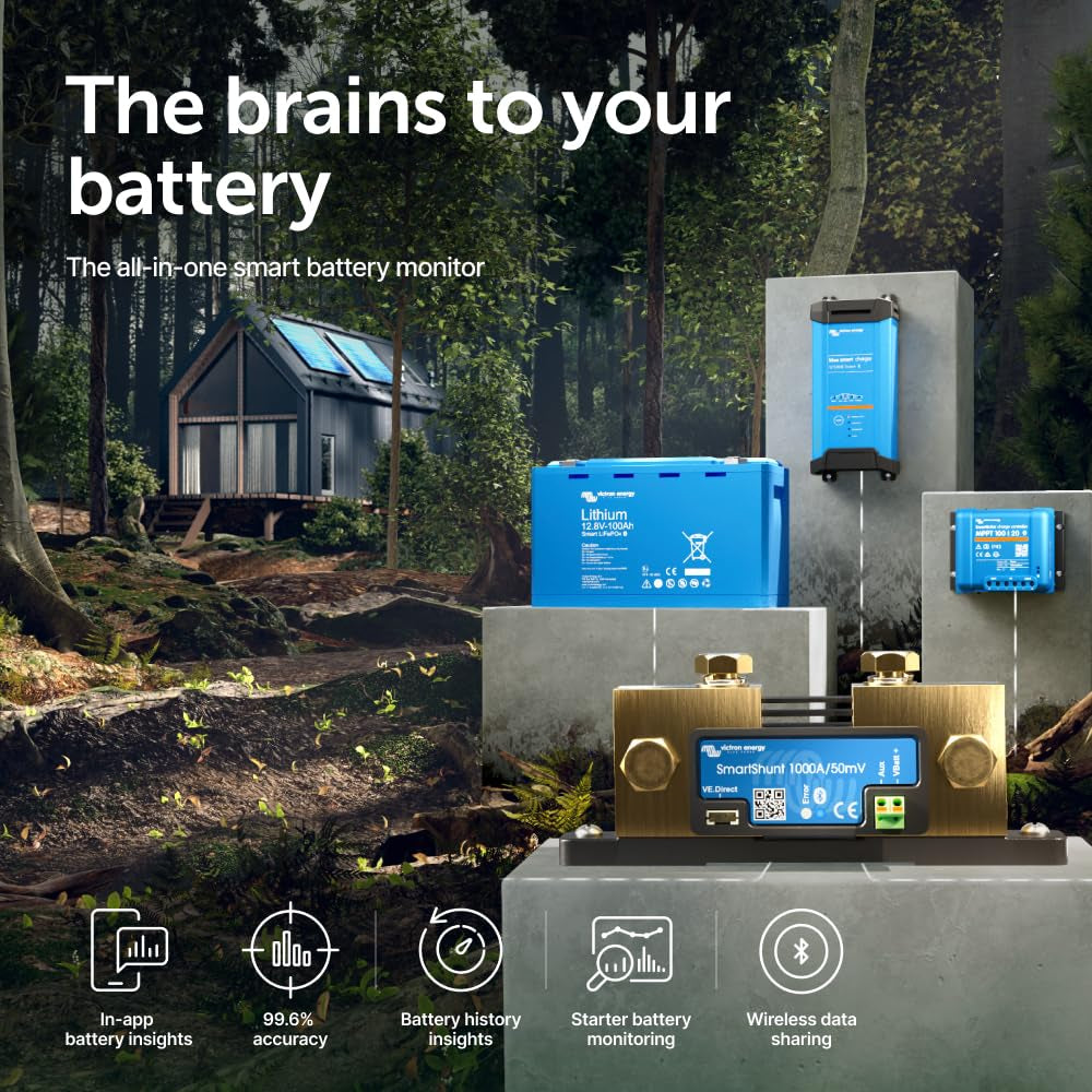 Smartshunt 1000 Amp Battery Monitor (Bluetooth)